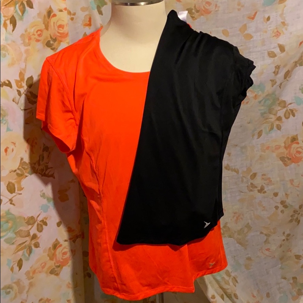 Two dry-fit shirts